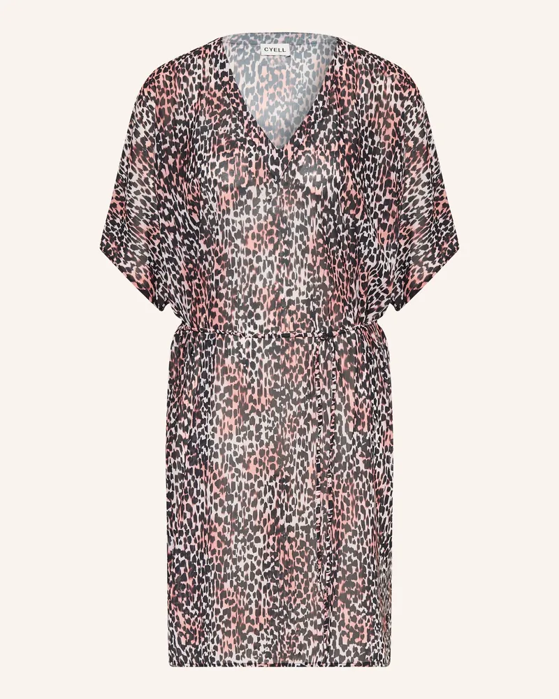 Cyell Strandkleid Cheetah Chic braun Schwarz