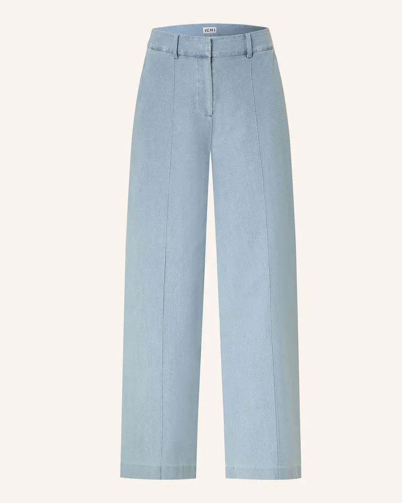 ICHI Marlenehose IHKATE in Jeansoptik Hellblau