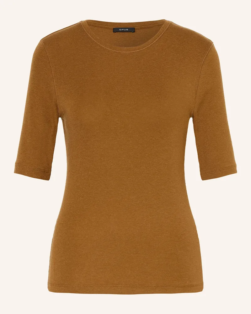OPUS T-Shirt Sorela braun Cognac