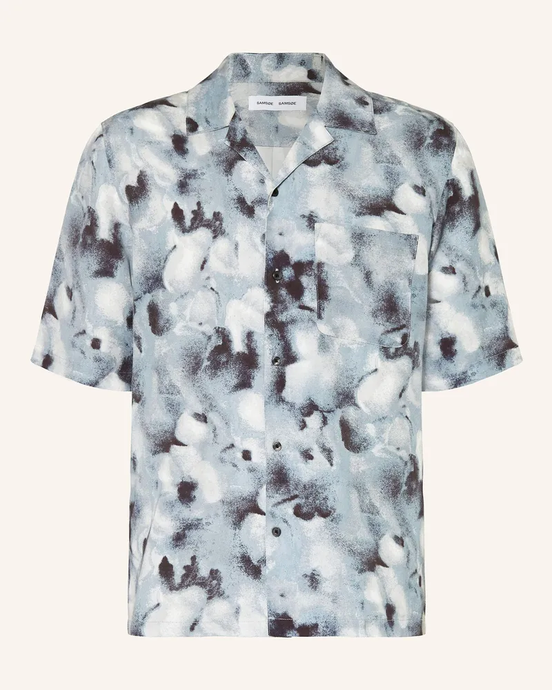 Samsøe & Samsøe Resorthemd SAOSCAR Comfort Fit Blaugrau
