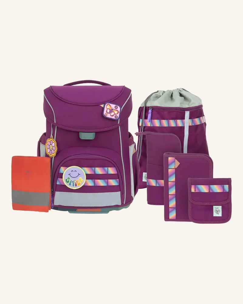 Lässig Schulranzen Set Slim Unique lila Lila