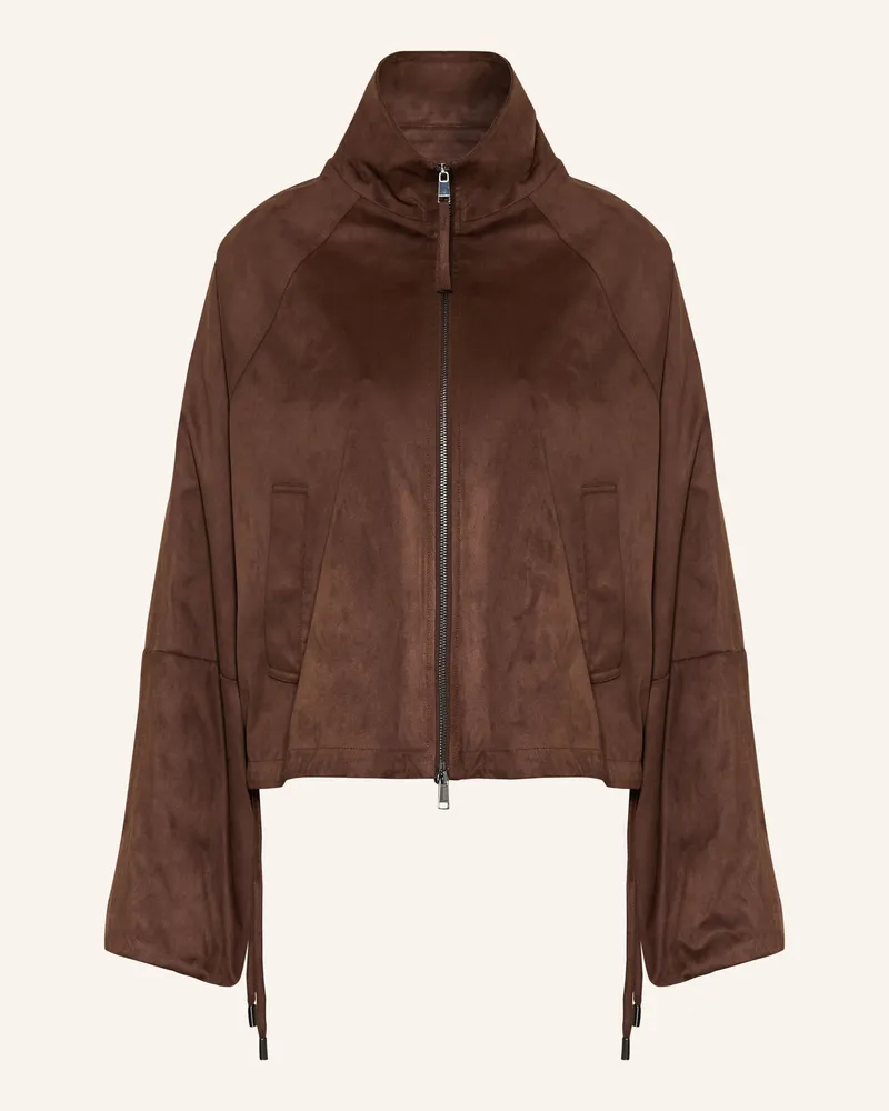 Beaumont Amsterdam Blouson Eris In Lederoptik braun Dunkelbraun