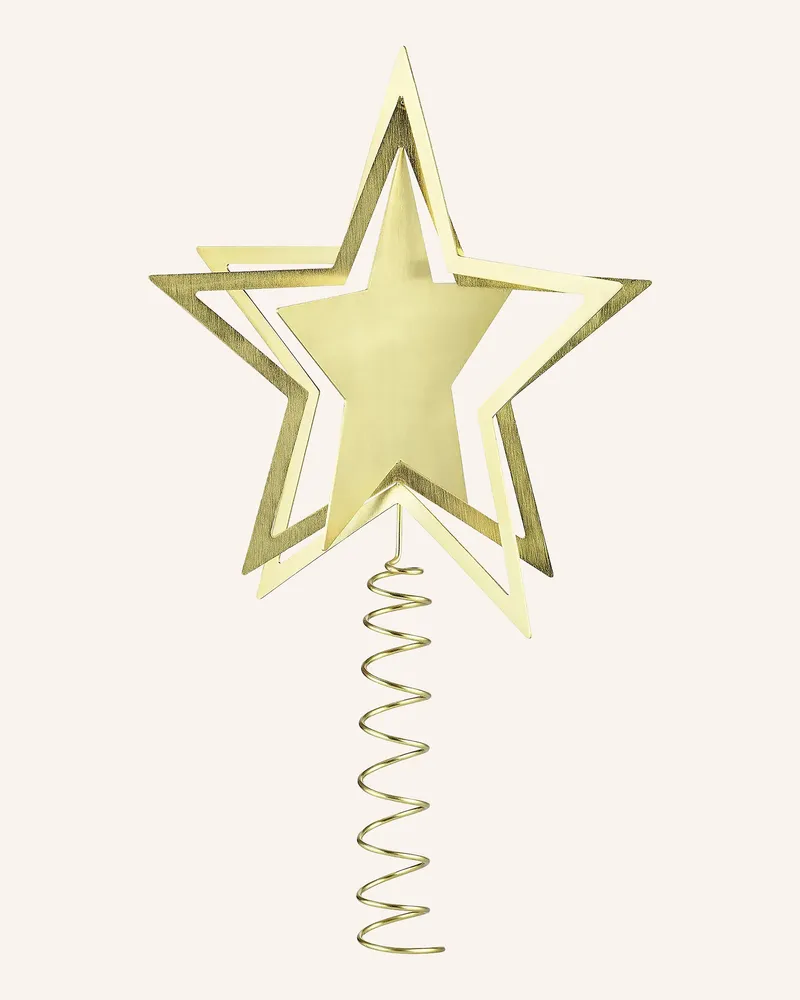 Blomus Weihnachtsbaumspitze Kitai gold Gold