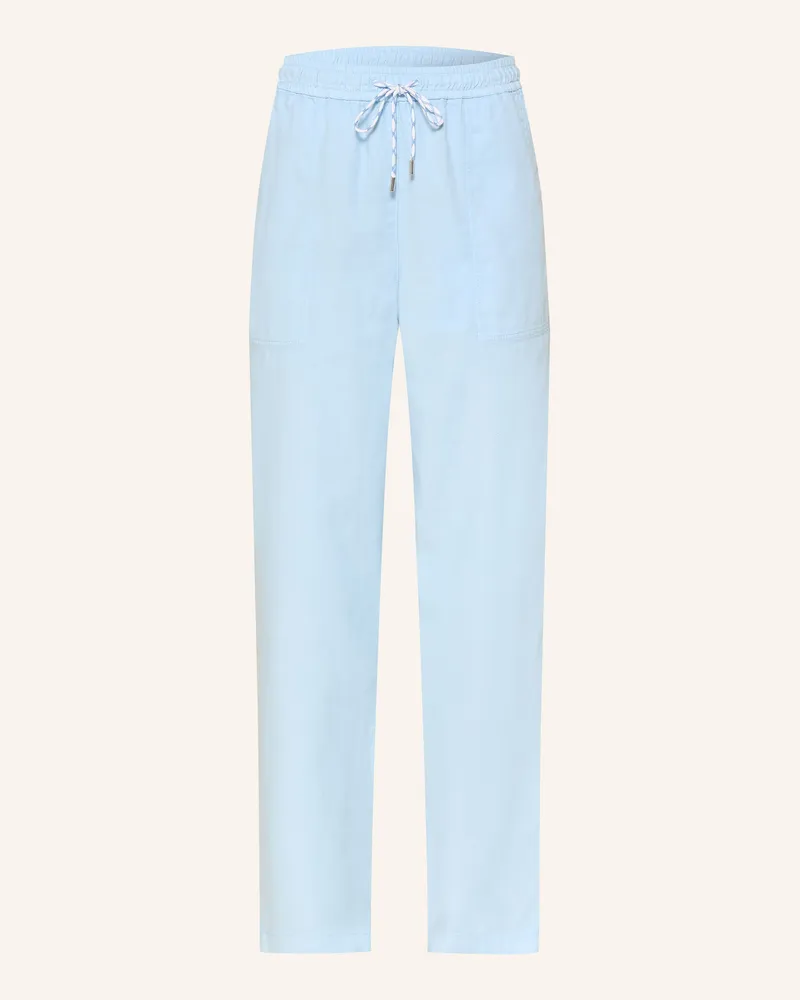 Marc Cain Hose Ranchi Mit Leinen blau 362