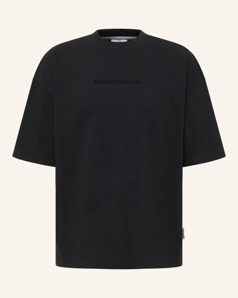 Carlo Colucci T-Shirt - Clean Capsule Farris schwarz Schwarz