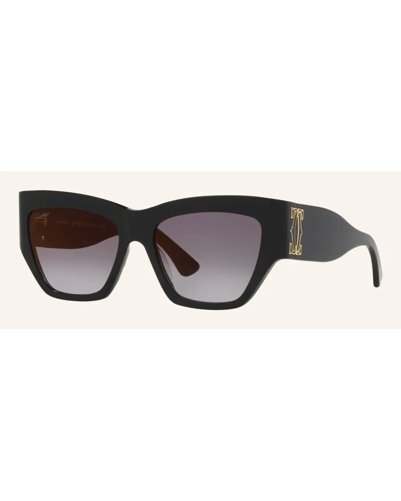 Cartier Sonnenbrille CT0435S Schwarz