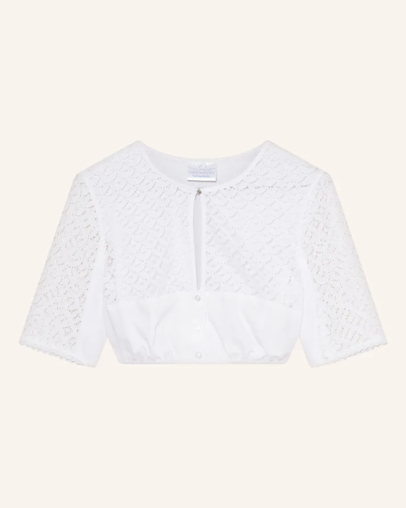 WALDORFF Dirndlbluse Weiss