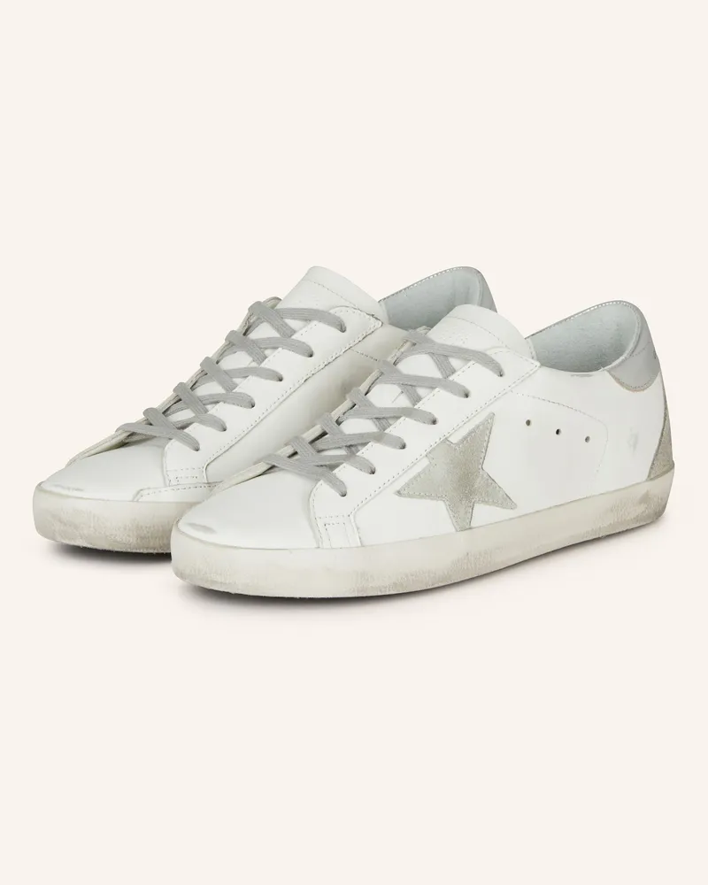 Golden Goose Sneaker Super-Star Classic weiss Weiss