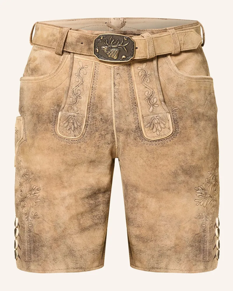 Spieth & Wensky Trachten-Lederhose GRAMMING Braun