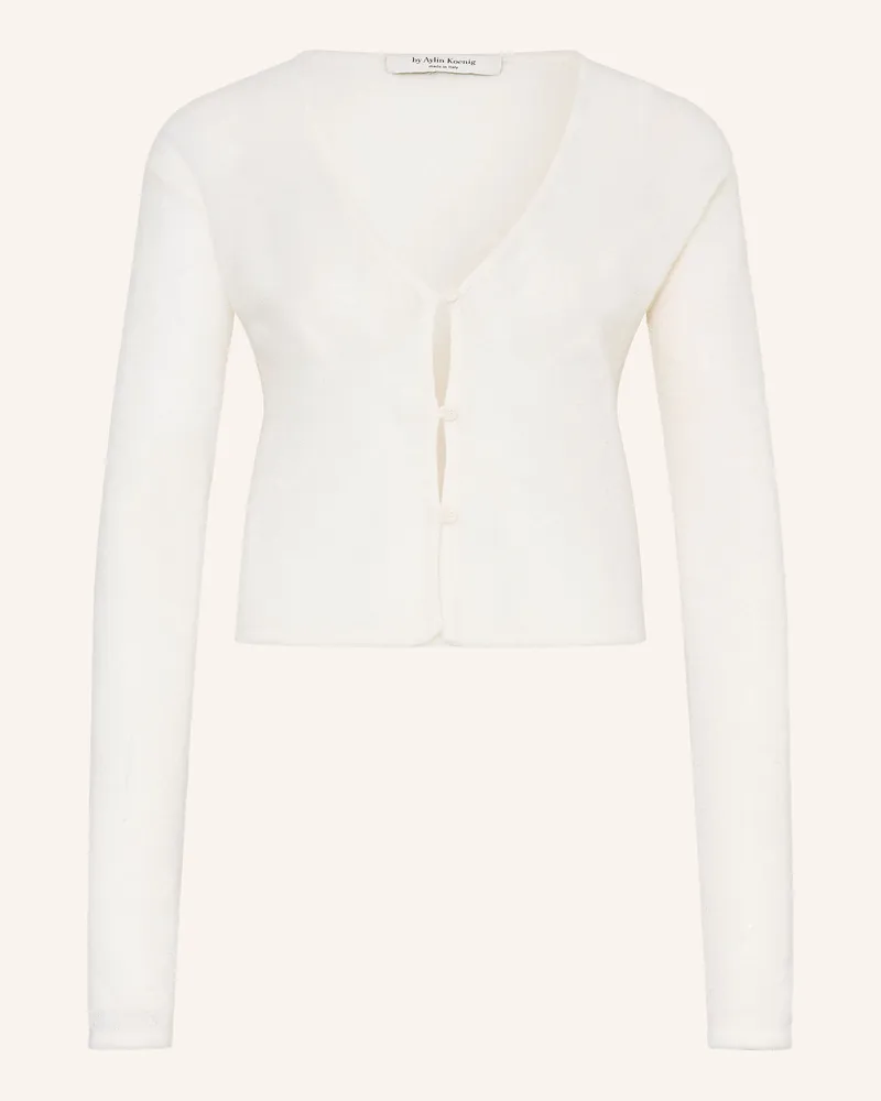by Aylin Koenig Strickjacke CAROLA mit Alpaka Ecru