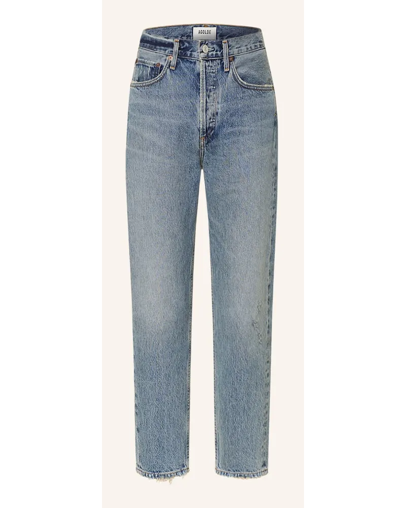 AGOLDE Straight Jeans PARKER Blau