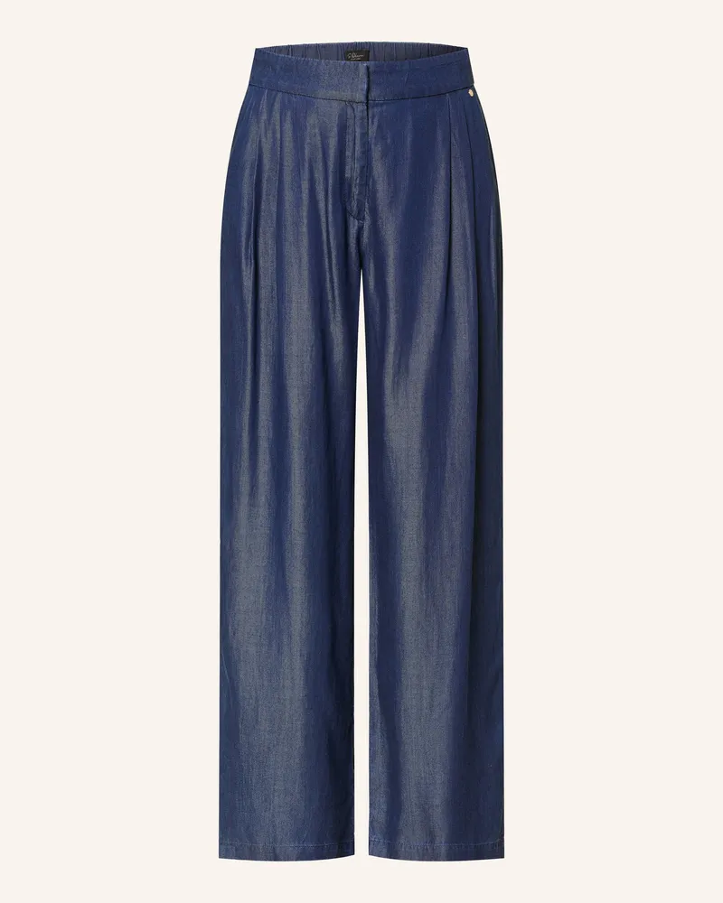 S.Oliver Marlenehose In Jeansoptik blau Dunkelblau