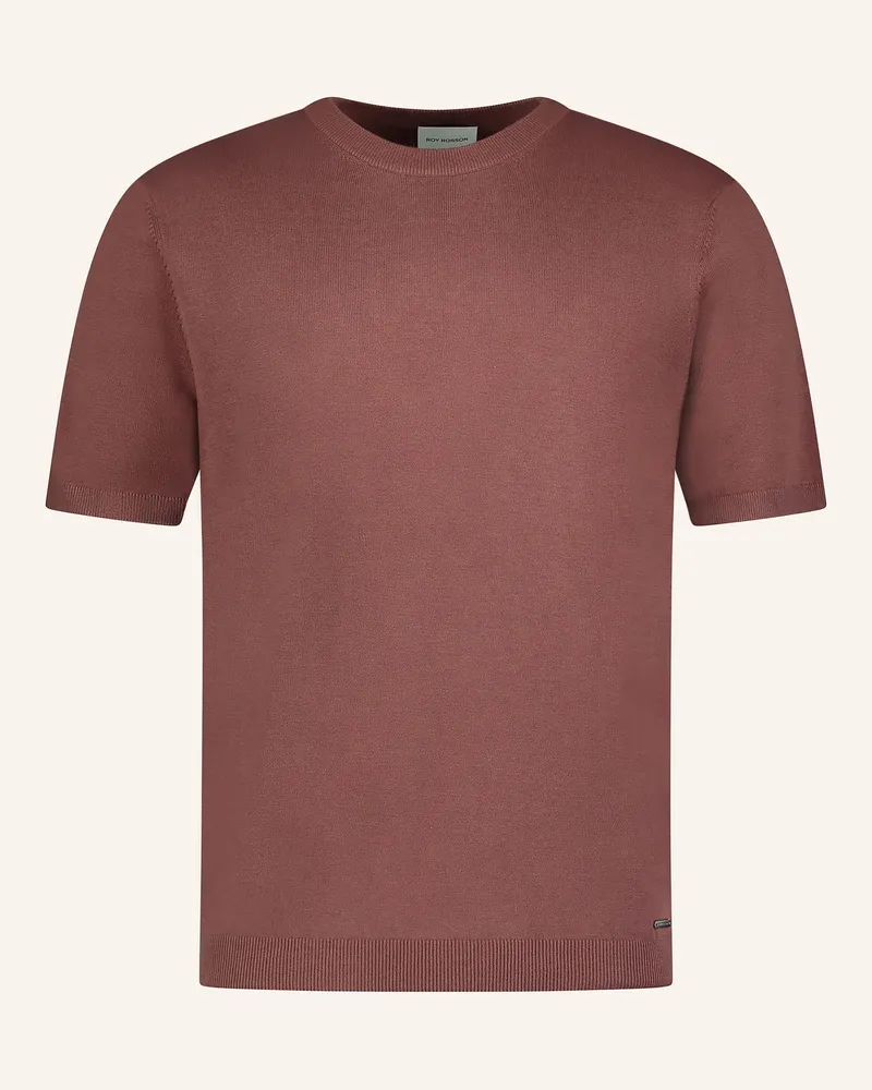 Roy Robson Strickshirt Dunkelrot