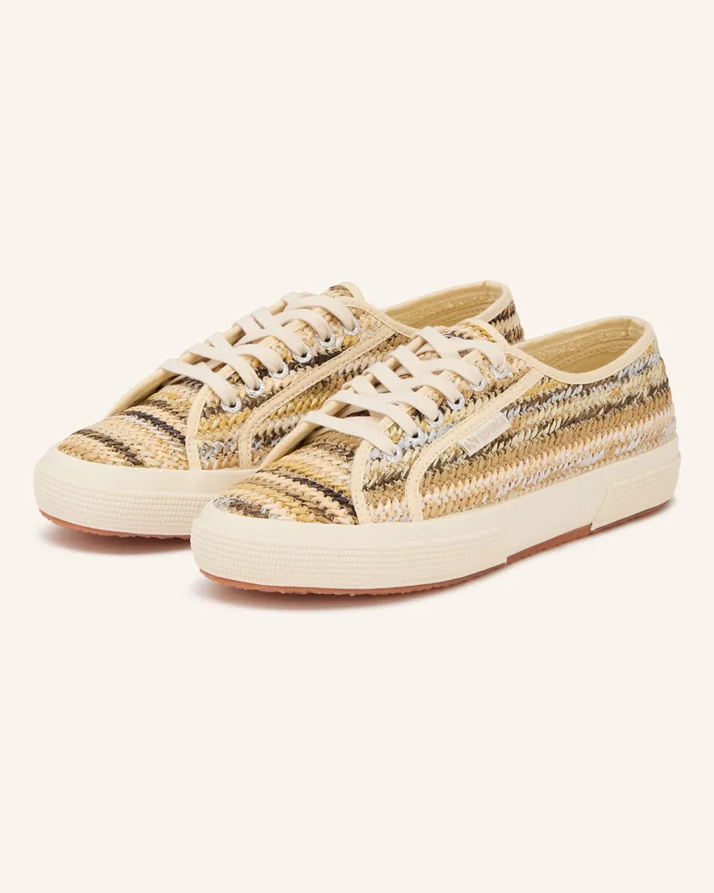 Superga Sneaker 2750 Raffia beige Creme