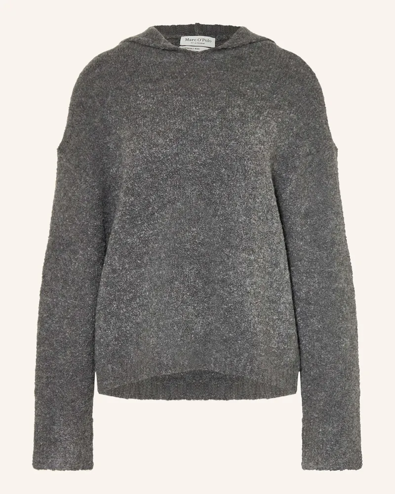 Marc O'Polo Strick-Hoodie Grau