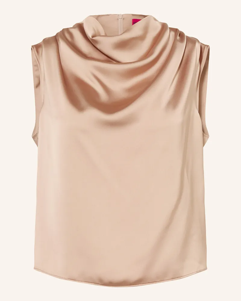 HUGO BOSS Satintop Casmini braun Beige