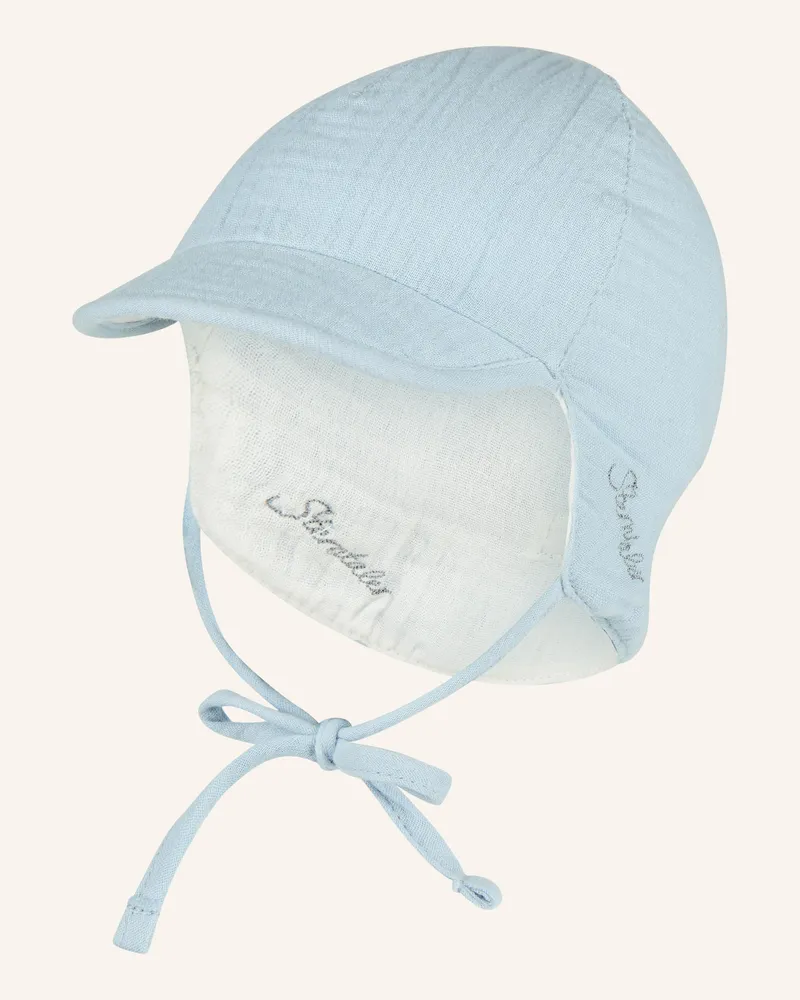 Sterntaler Schirmmütze Mit Nackenschutz Wende blau Blau