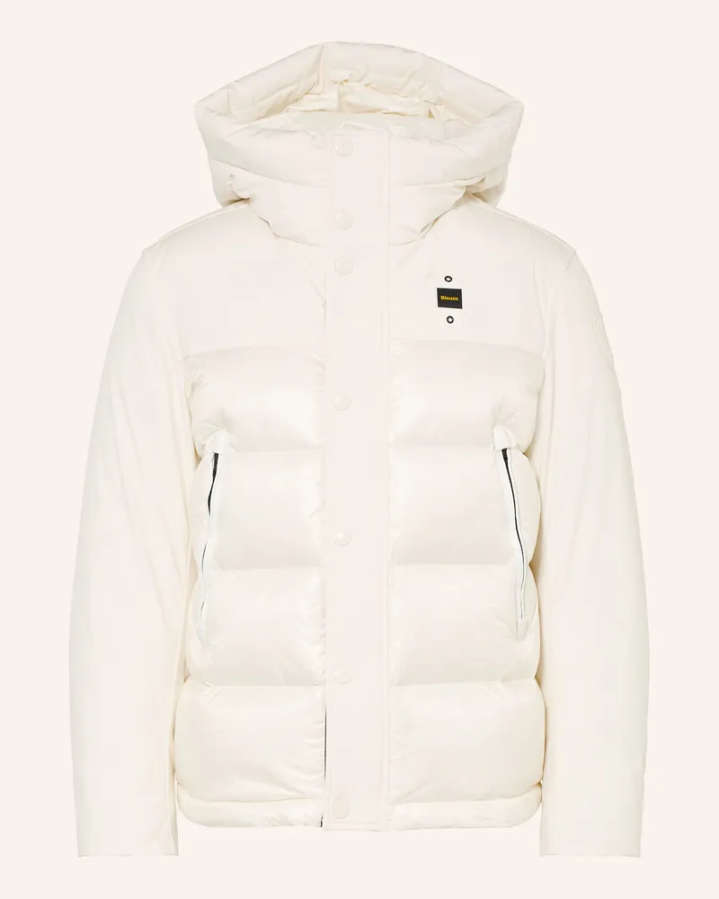 Blauer Daunenjacke Brook weiss Weiss
