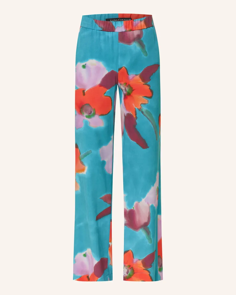 Luisa Cerano Marlenehose Blau