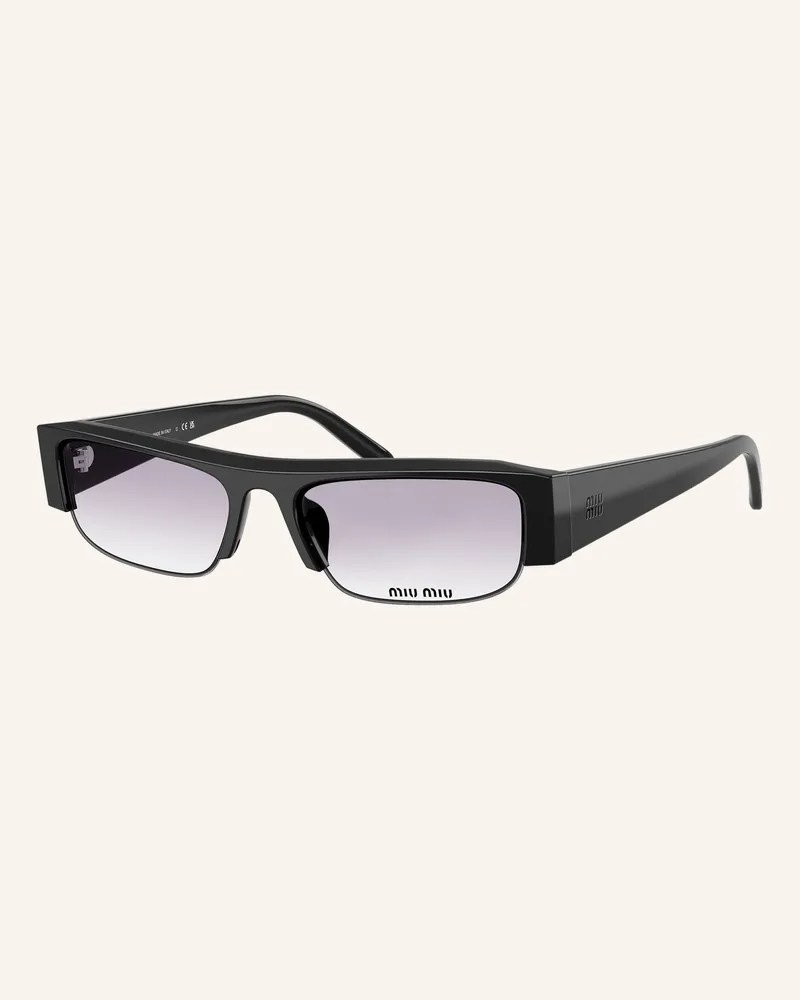 Miu Miu Sonnenbrille mub07s schwarz Schwarz