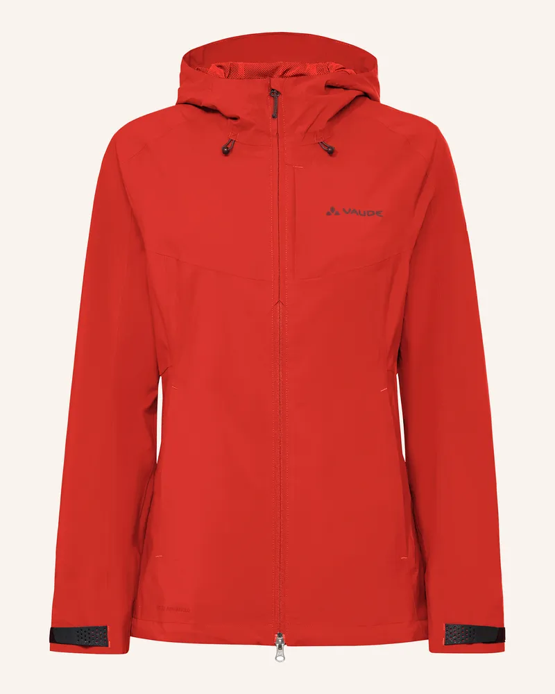 Vaude Hardshell-Jacke W Elope Jacket Iii rot Rot