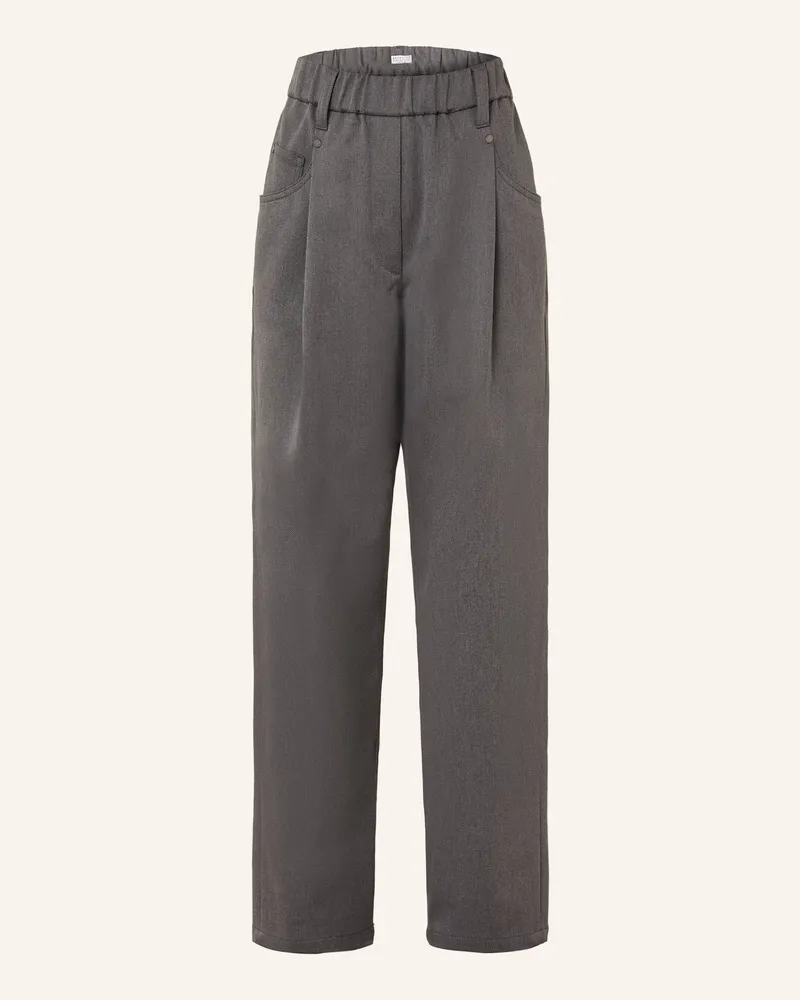 Brunello Cucinelli Hose Grau