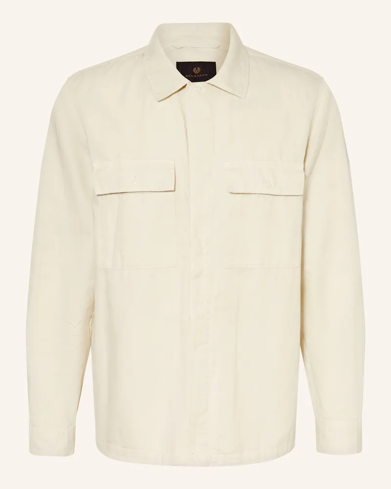 Belstaff Overshirt Maritime Mit Leinen beige Mint