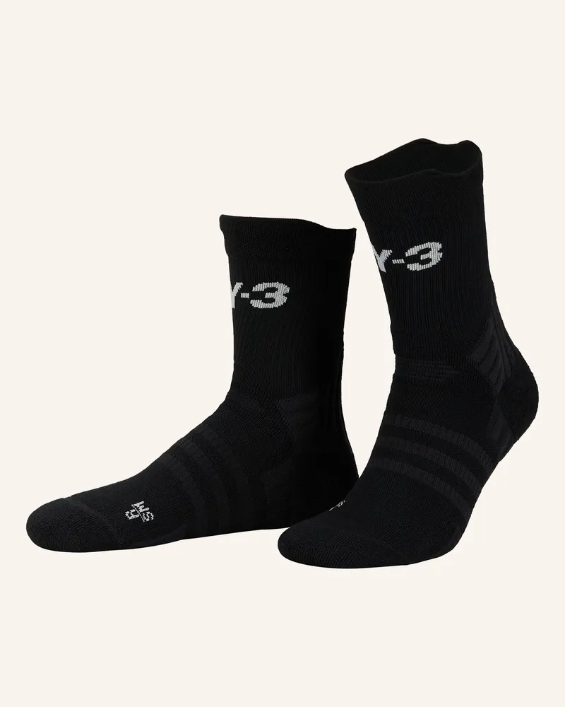 Y-3 Sportsocken TENNIS CREW Black