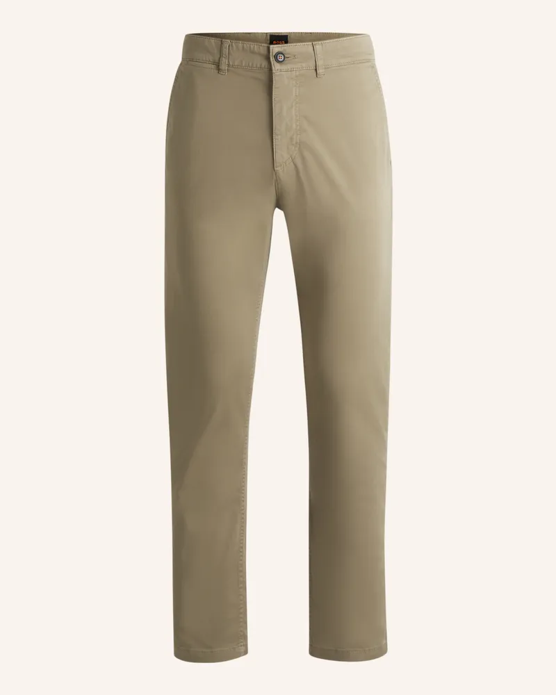 HUGO BOSS Chino REGULAR-1 Regular Fit Hellbraun