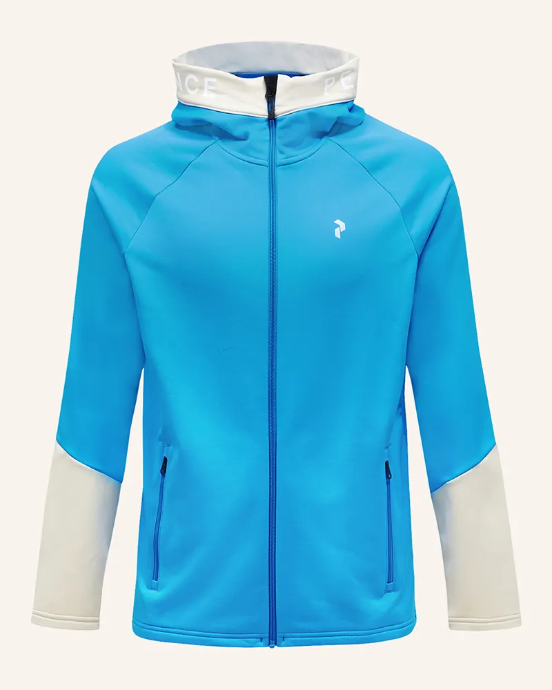 Peak Performance Midlayer-Jacke RIDER ZIP HOOD Türkis