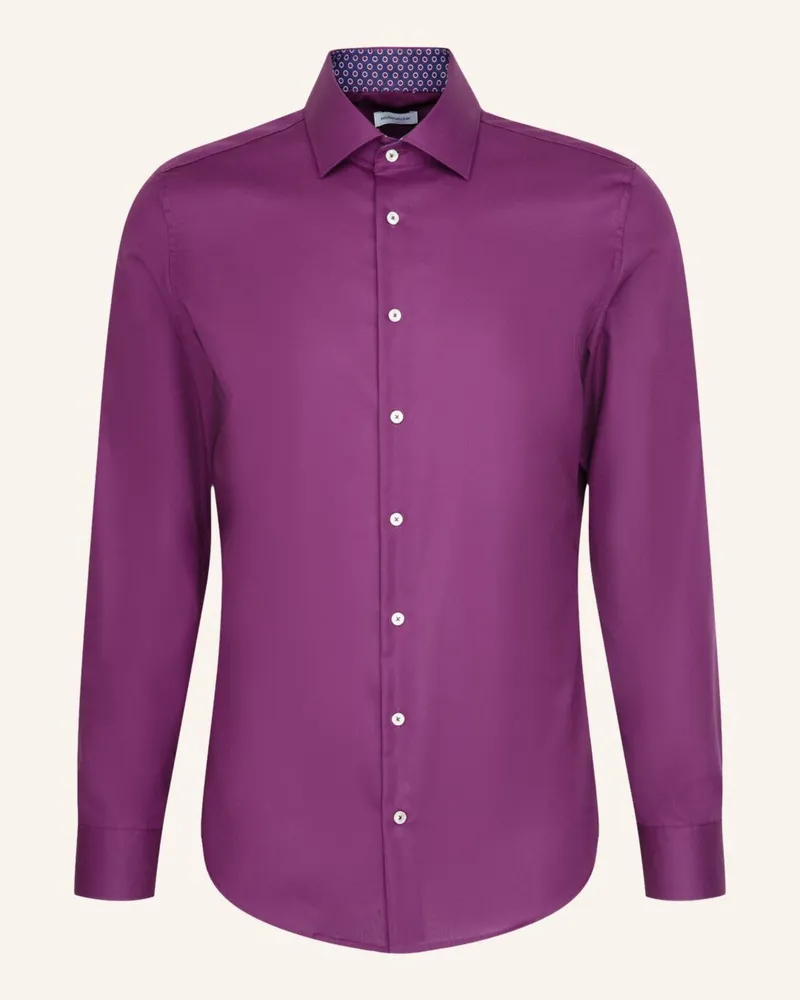 Seidensticker Business Hemd Slim Fit Lila