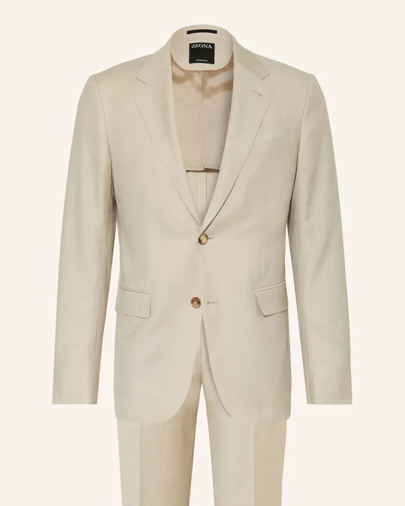 Ermenegildo Zegna Anzug Extra Slim Fit beige Beige