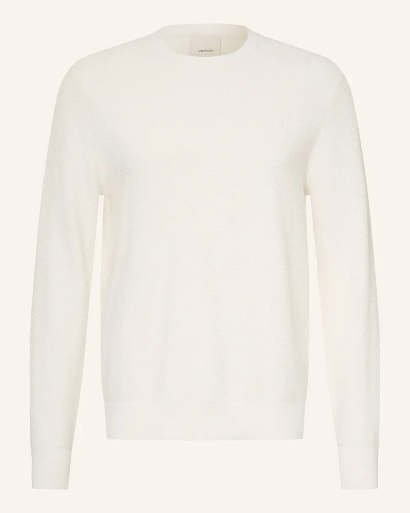 Calvin Klein Pullover weiss Creme