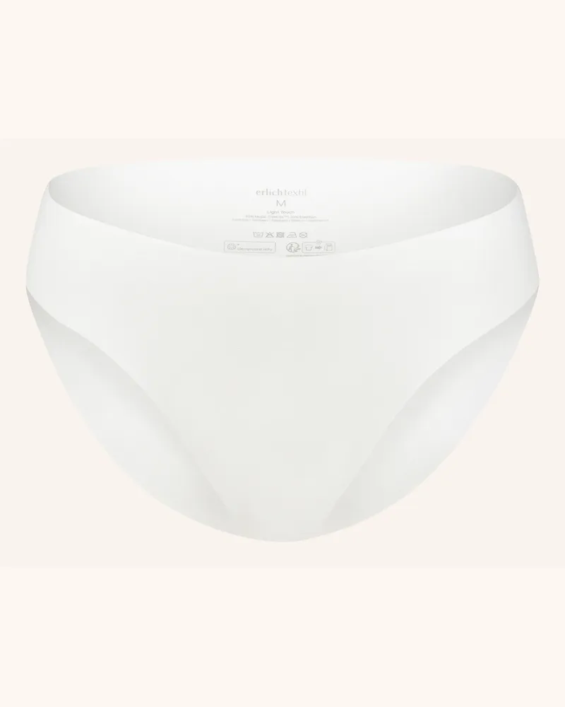 Ehrlich Textil Light Touch Slip Aus Weichem Modal - Nahtlose Kanten weiss Beige