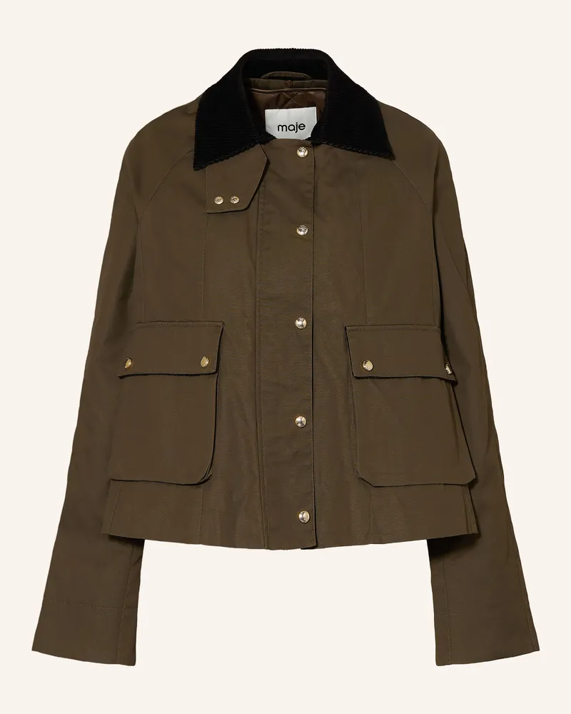 Maje Fieldjacket gruen Khaki