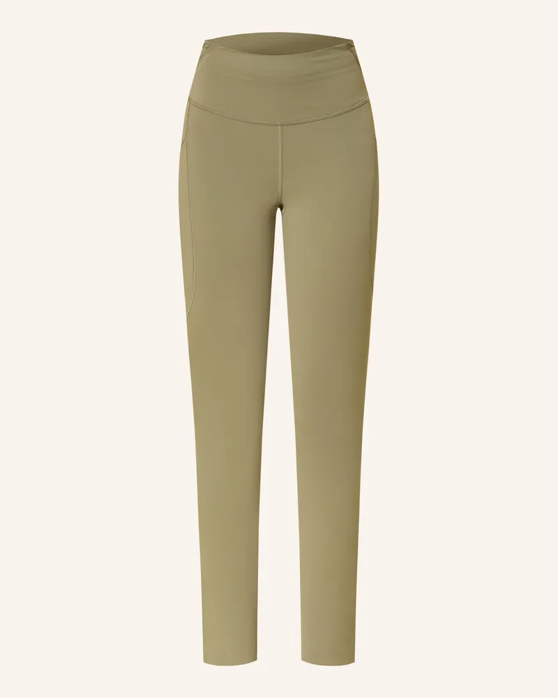 LULULEMON Tights FAST AND FREE HR RUN 28IN Oliv