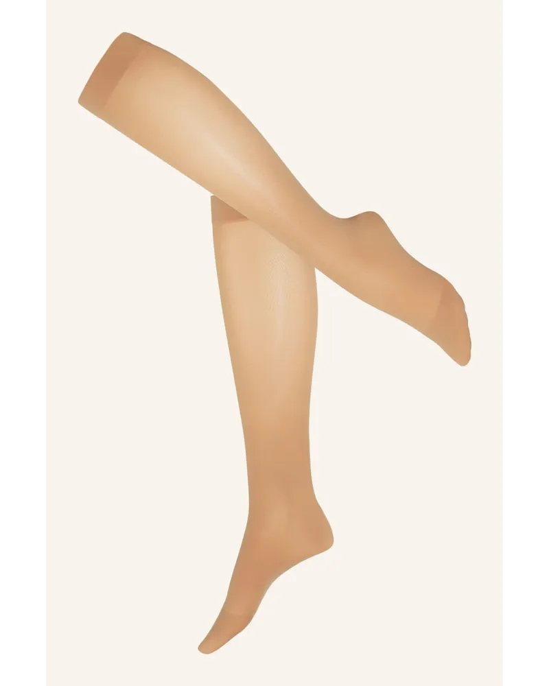 ITEM m6 Fein-Kniestrümpfe KNEE-HIGH TRANSLUCENT 30 Beige