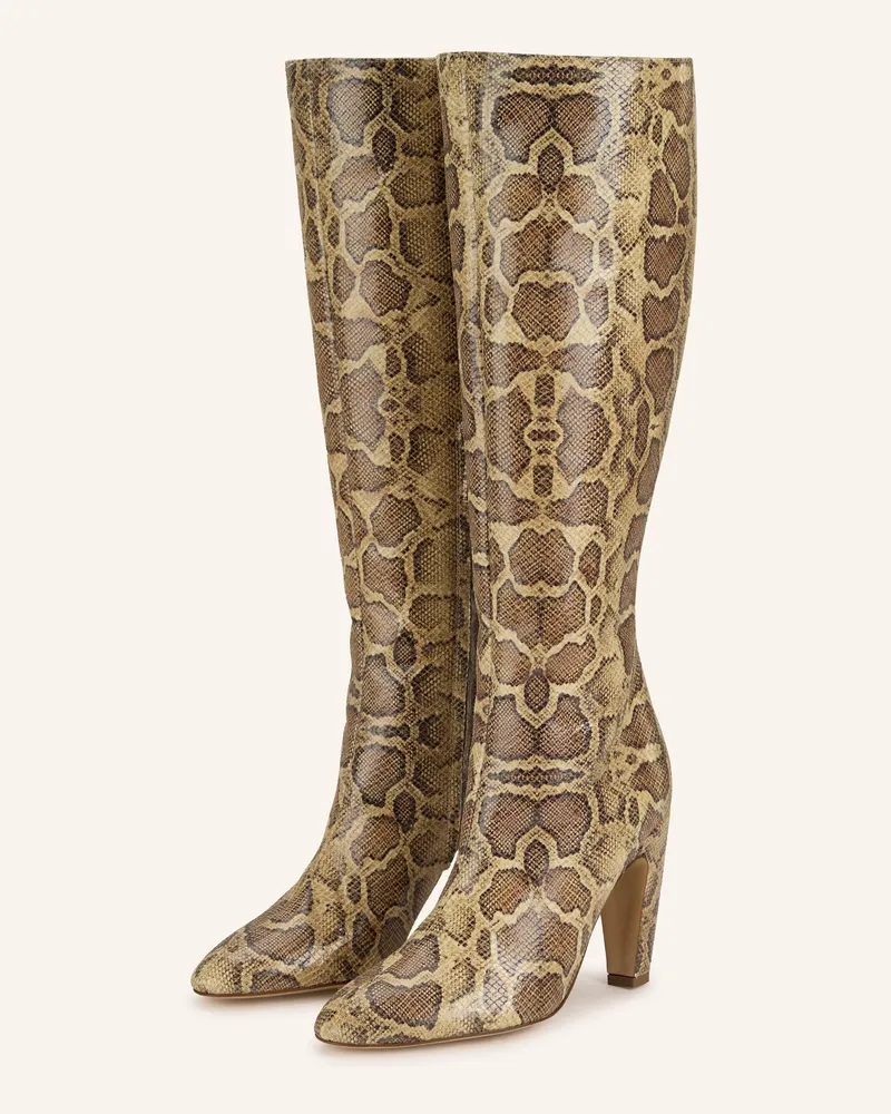 Gia Borghini Stiefel beige Gelb