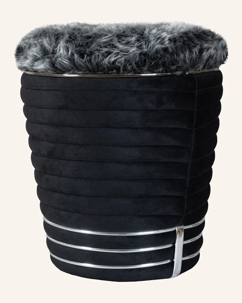 Kayoom Hocker DORIC Schwarz