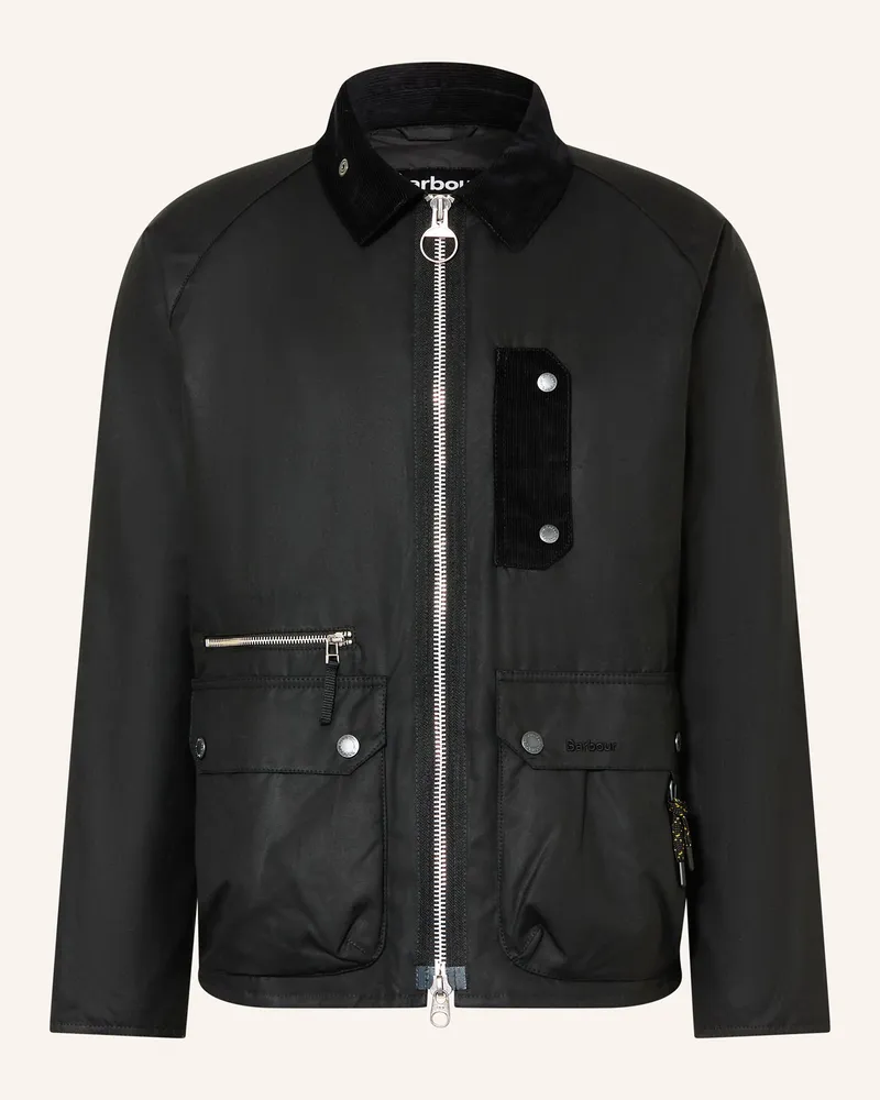 Barbour Jacke Tract schwarz Schwarz