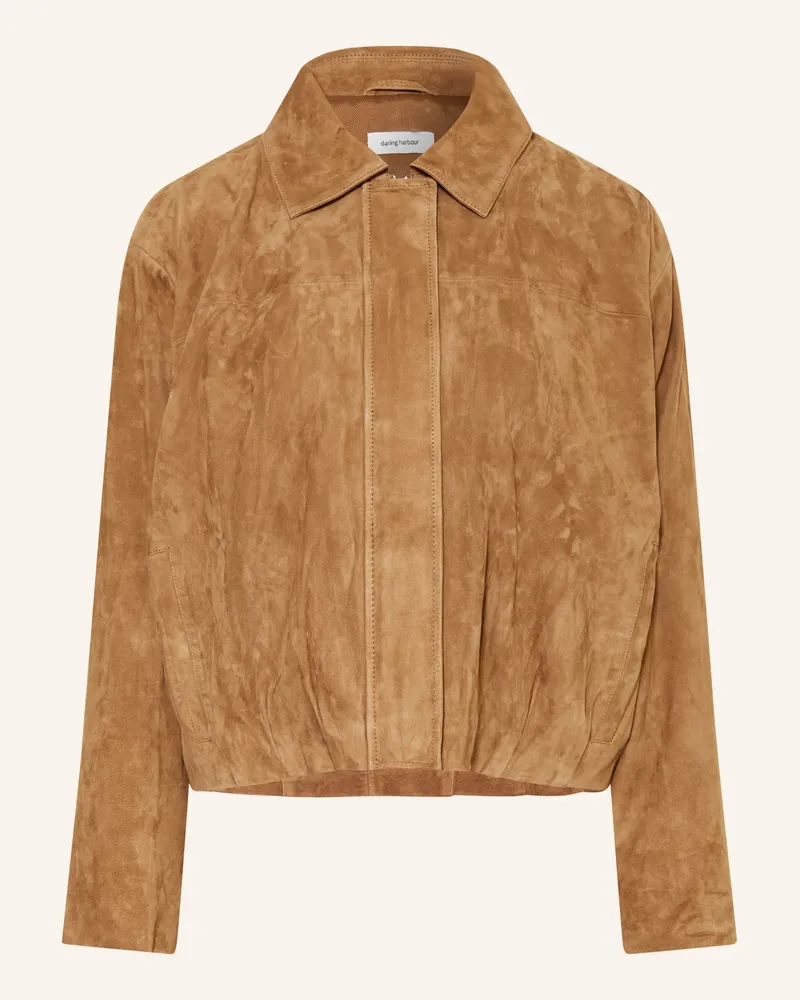 Darling Harbour Lederblouson braun Walnut