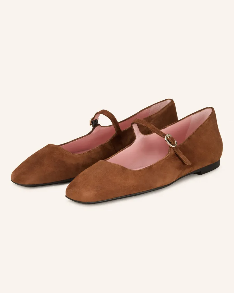 Pretty Ballerinas Mary-Jane-Ballerinas ANGELIS Cognac