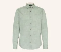 Trachtenhemd Casual Regular Fit gruen