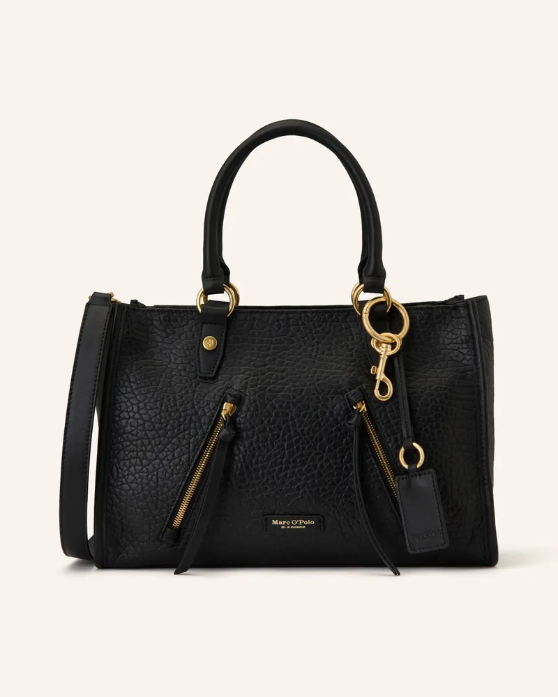 Marc O'Polo Shopper schwarz Schwarz