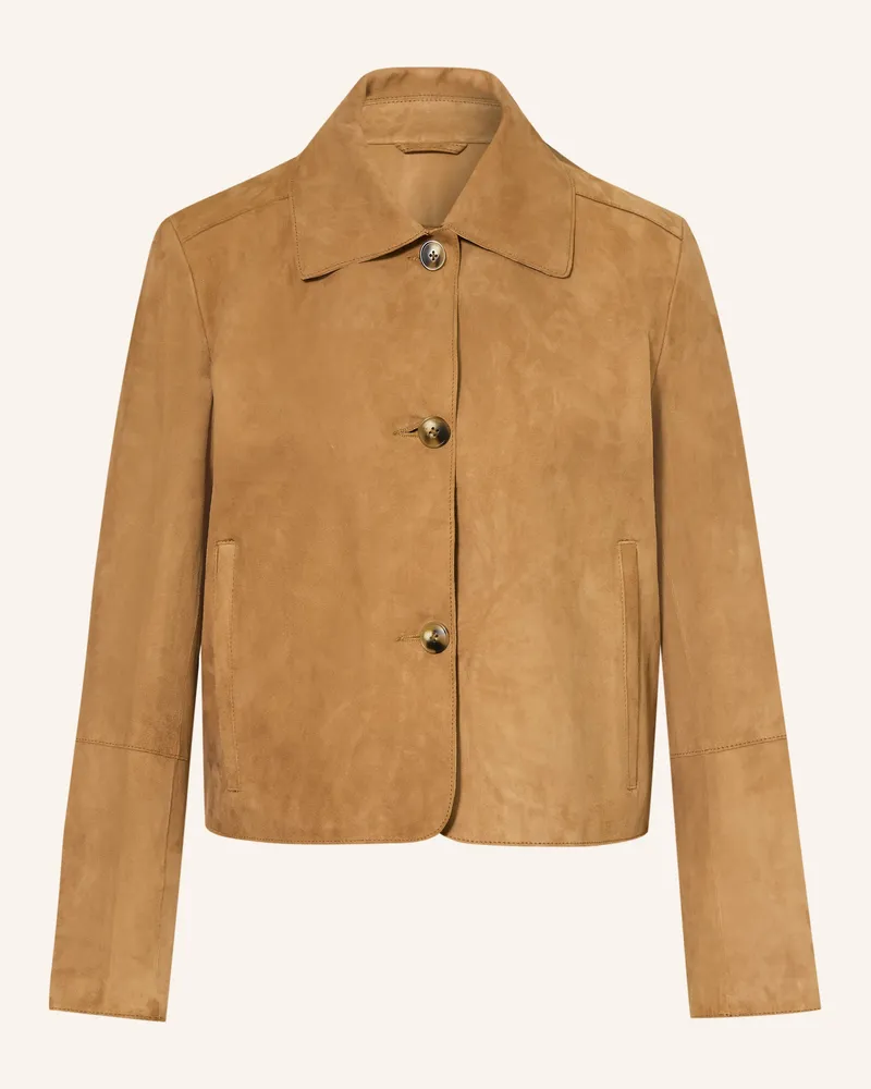Darling Harbour Lederjacke braun Caramel