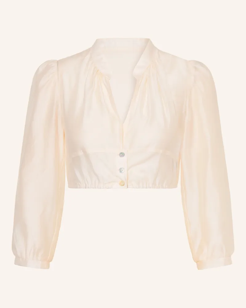 Sportalm Dirndlbluse Mit 3/4-Arm weiss Weiss