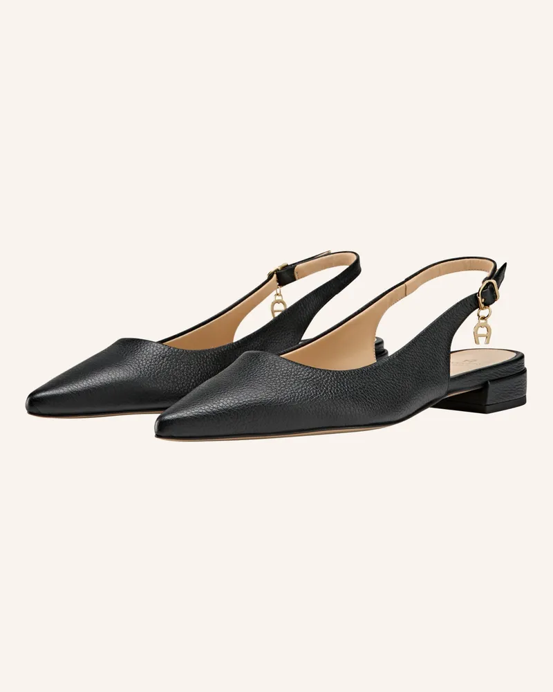 Aigner Slingback Pumps Alina 4h schwarz Schwarz