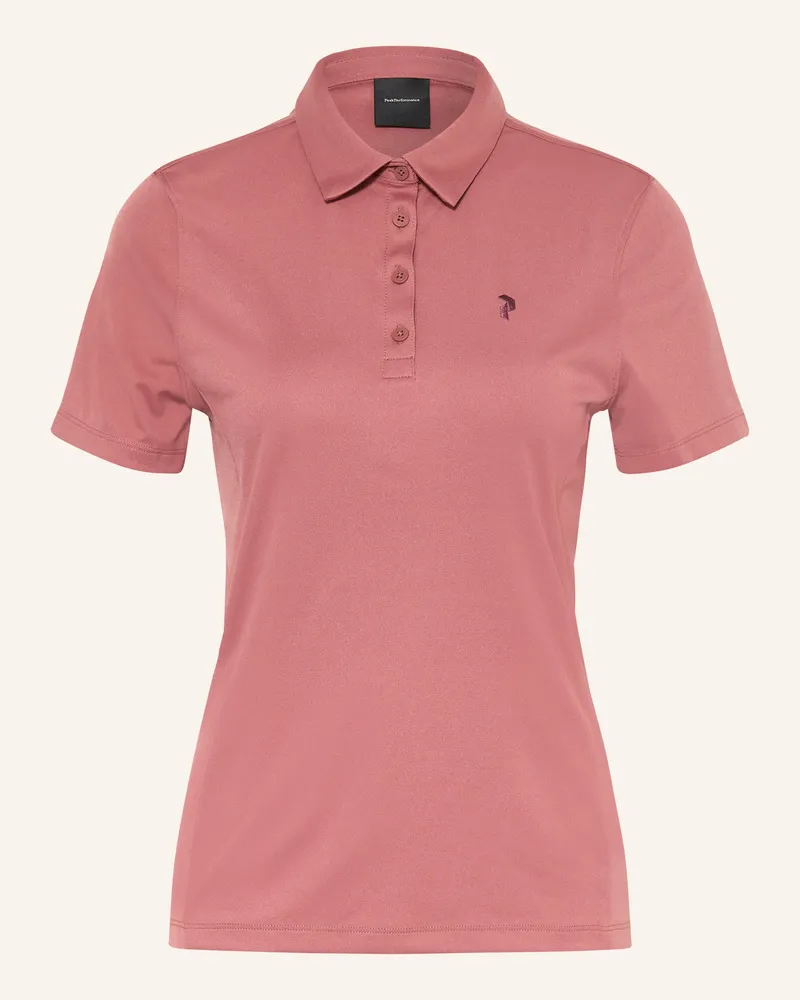 Peak Performance Funktions-Poloshirt Alta rot Altrosa