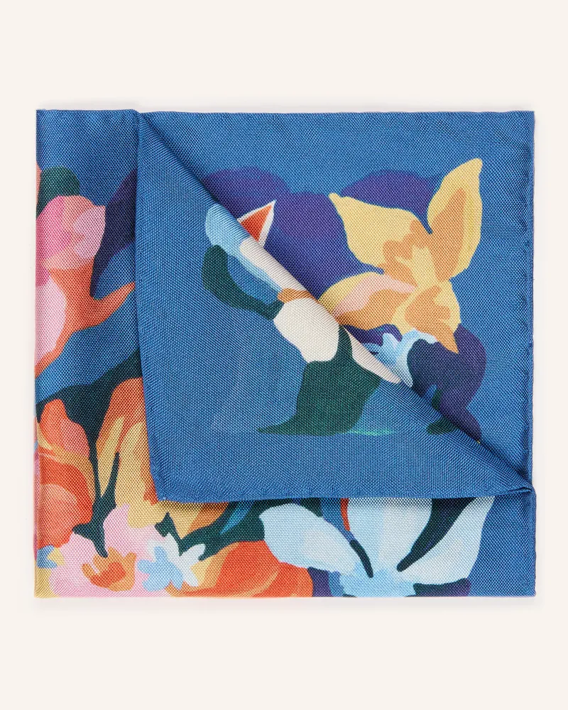 Eton Einstecktuch blau Blau