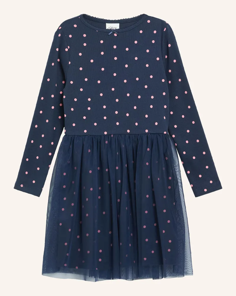 S.Oliver Kleid blau Blau